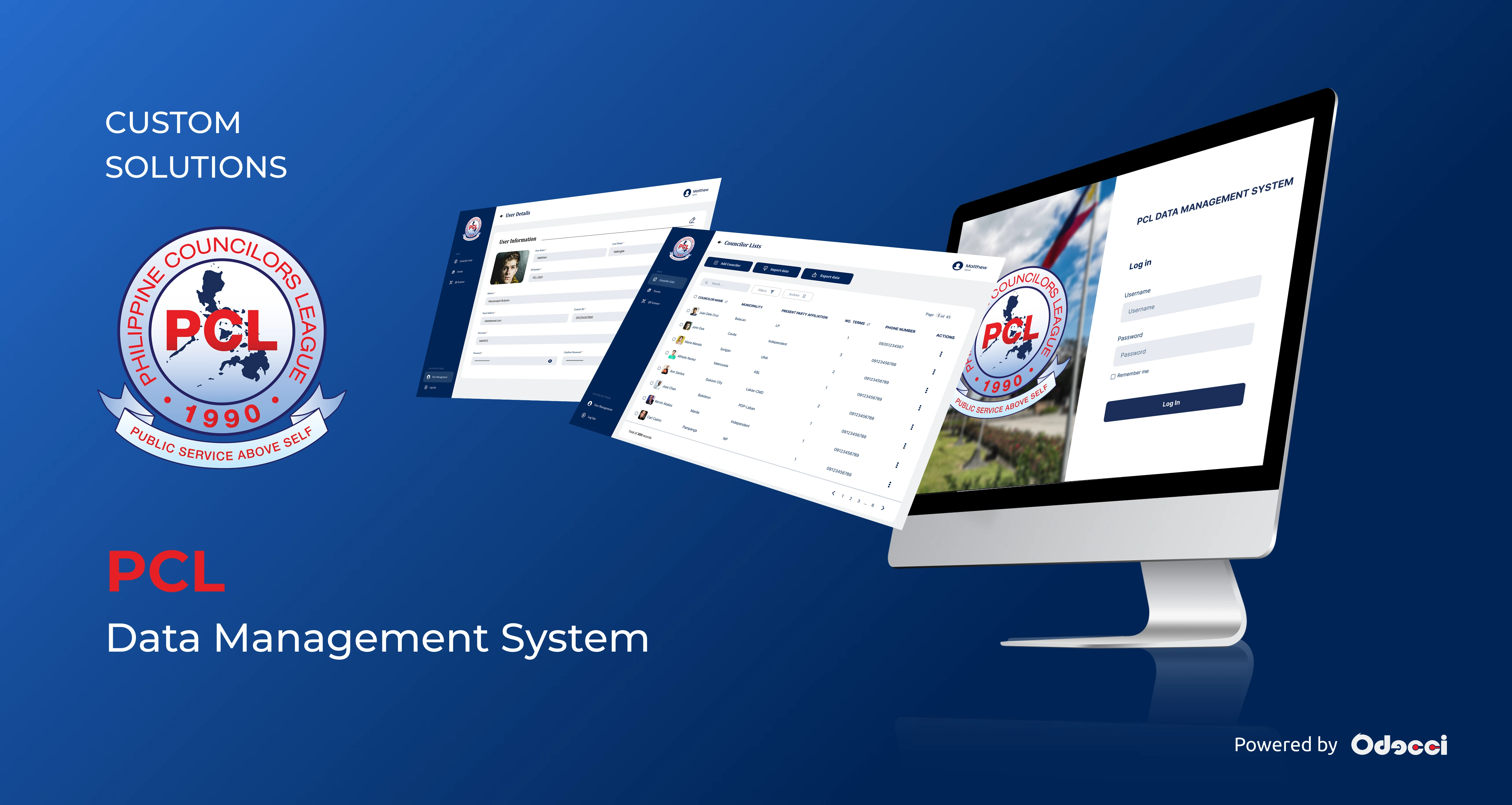 PCL Data Management System